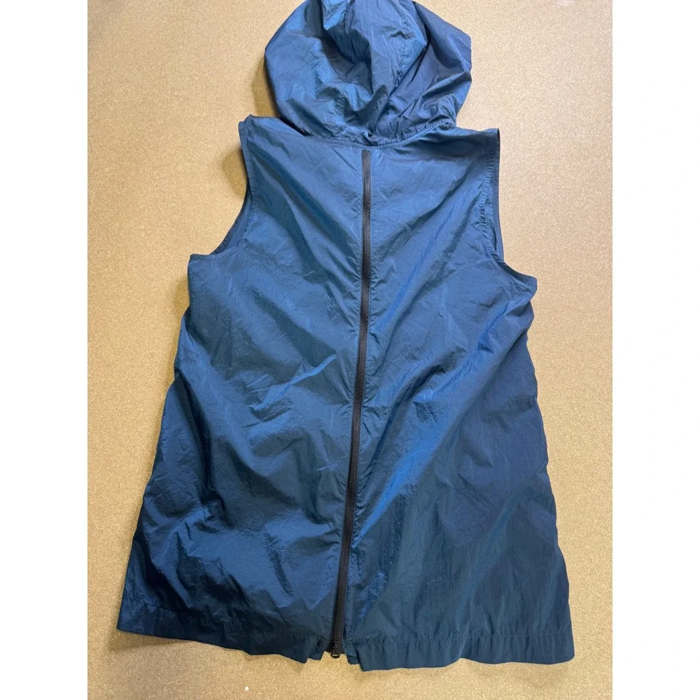 Nike‎ Sleeveless Hooded Anorak Vest Blue XL Athletic Sportswear $89